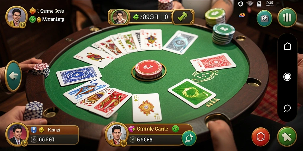 Gameplay seru Gaple di 6CF dengan fitur interaktif.