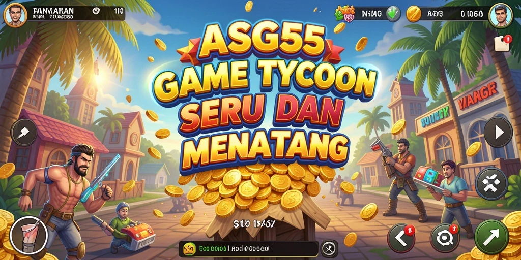 Tampilan gameplay ASG55 yang menarik dan penuh strategi Tycoon.