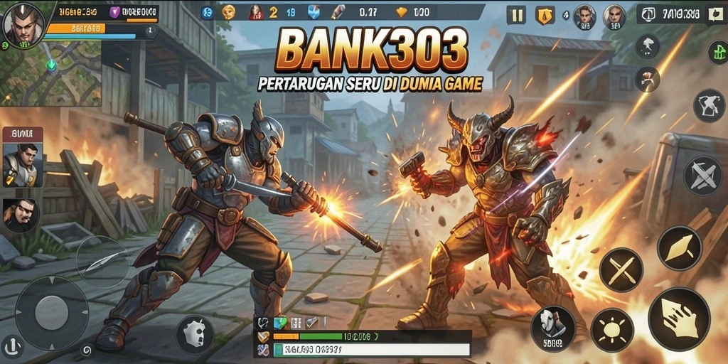 Gameplay seru BANK303 dengan pertarungan mencengangkan.