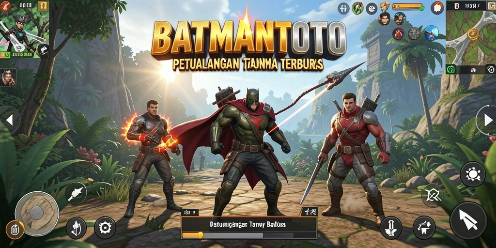 Tampilan gameplay Open World yang memukau di BATMANTOTO.