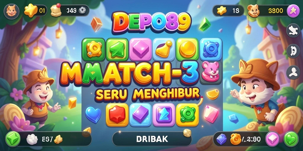 Tampilan gameplay DEPO89 yang menarik dan penuh warna.