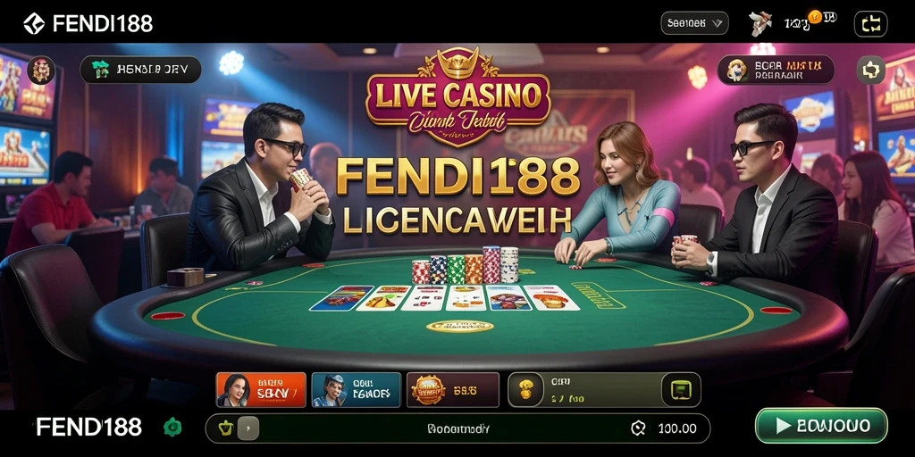 Gameplay Live Casino yang mendebarkan di FENDI188.