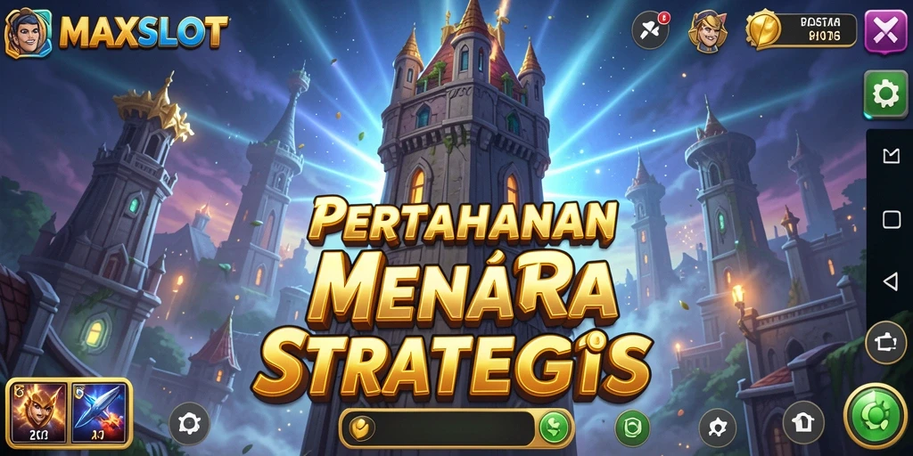 Gameplay seru Tower Defense di MAXSLOT yang penuh strategi.