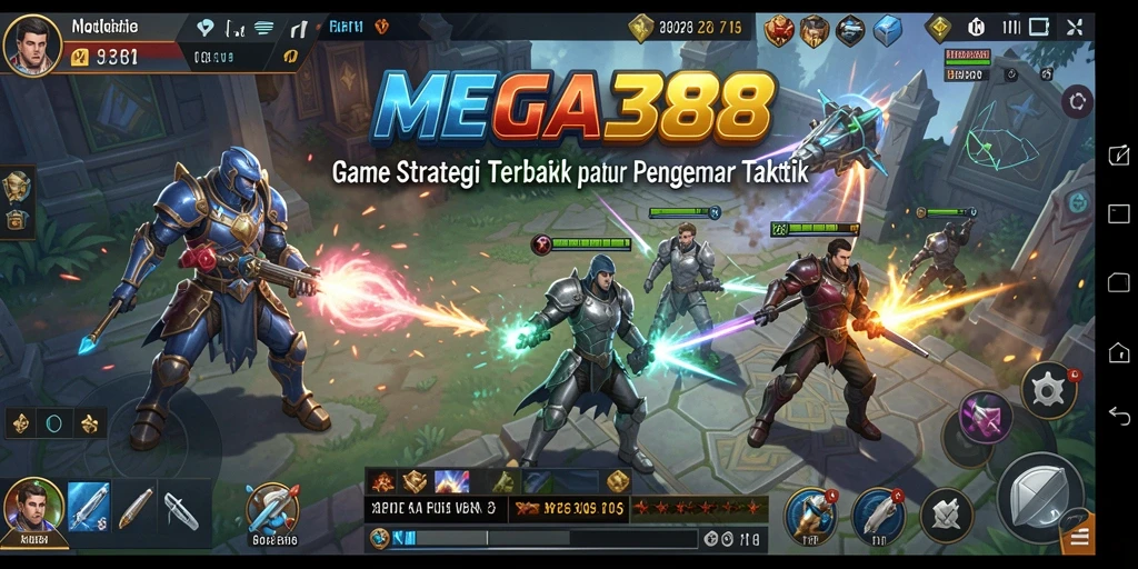 Tampilan gameplay mendebarkan di MEGA388 dengan strategi yang kompleks.