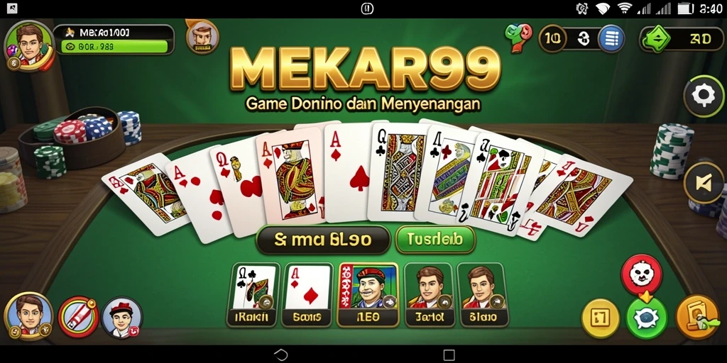 Tampilan gameplay seru dan interaktif dari MEKAR99.