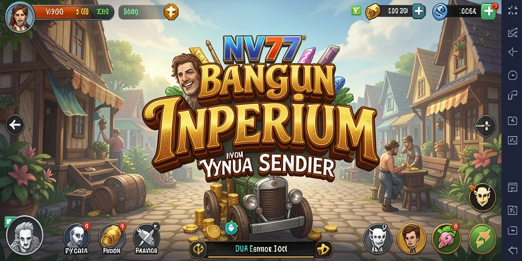 Screenshot gameplay NV77 yang menunjukkan strategi membangun bisnis Tycoon.