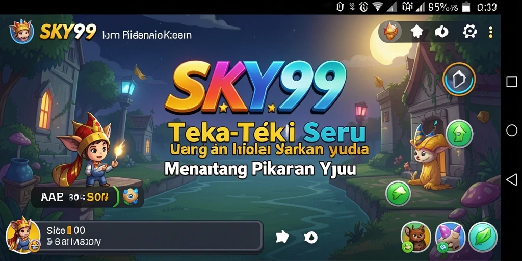 Tampilan gameplay menantang dari SKY99 yang penuh teka-teki menarik.